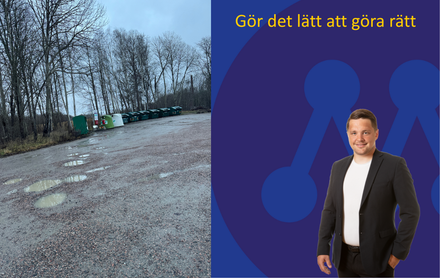 Återvinningscentral Pålsboda