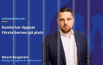 Kumlaanstalten. Fyra avdelningar, 32 platser, och en prognos som säger trehundra barn om två år.