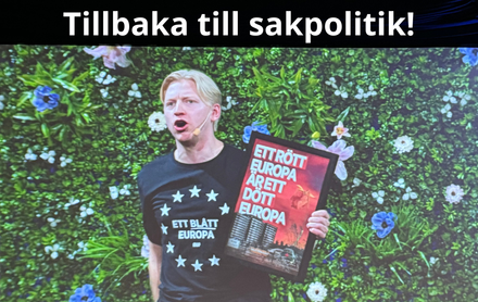 Moderat politik först!